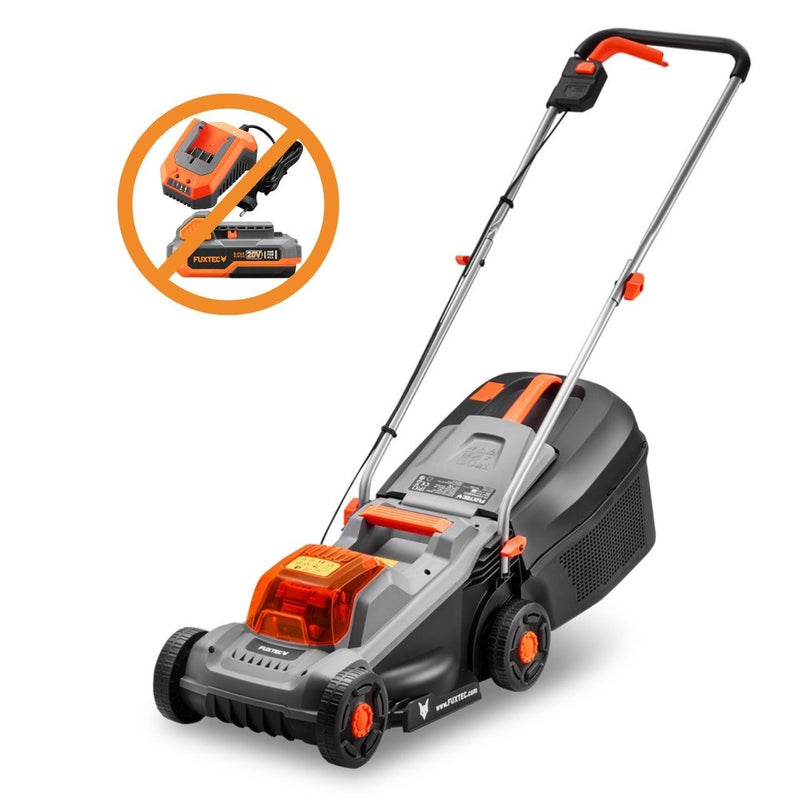 FUXTEC Kosiarka akumulatorowa 20 V, do malych/srednich ogrodów, kosz 30 l, szer. koszenia 30 cm, cicha i lekka FX-E1RM20ECO