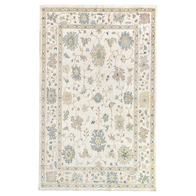 Hamid - Wełniany dywanik biegowy GADEA USHAK BEŻOWY, 300 x 200 cm