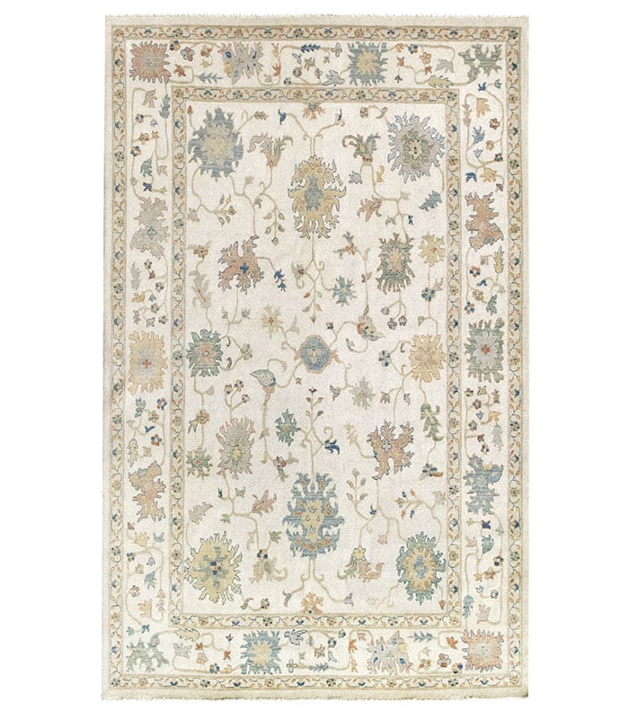 Hamid - Wełniany dywanik biegowy GADEA USHAK BEŻOWY, 230 x 160 cm