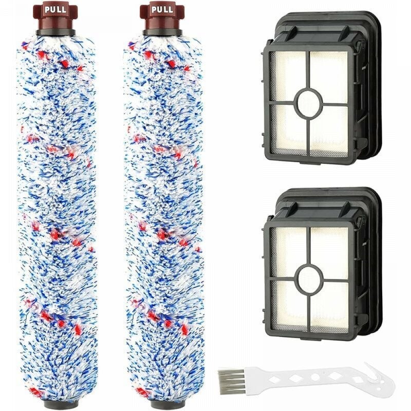 Akcesoria zamienne 2 szczotki walcowe do różnych powierzchni + 2 filtry do Bissell 1868, 1866 i serii