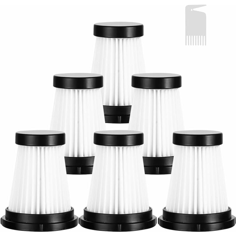 filtrów wymiennych i 1 szczotka czyszcząca do odkurzacza bezprzewodowego Moosoo K12, K12 PRO i K13