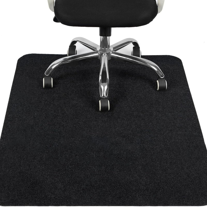 Antypoślizgowa mata biurowa 90x120 cm - Ochrona podłogi pod krzesła biurowe, odporna na przesuwanie się krzeseł