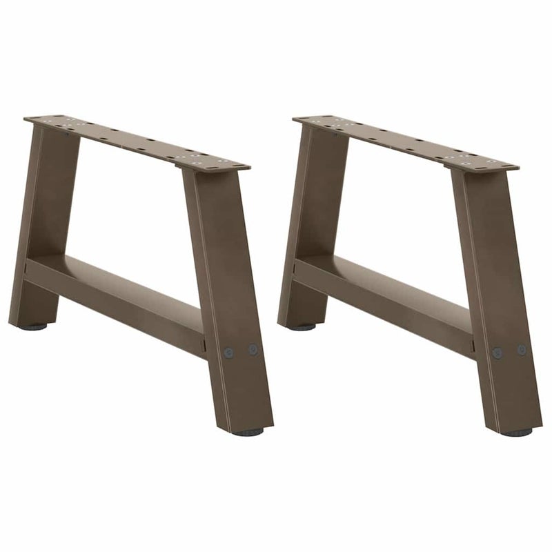 Nogi do stolika kawowego w kształcie litery A 2 szt. 70x(30-31) cm Stal vidaXL