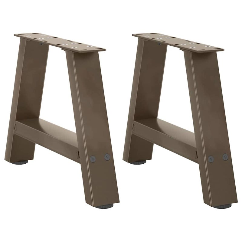 Nogi do stolika kawowego w kształcie litery A 2 szt. 30x(30-31) cm Stal vidaXL