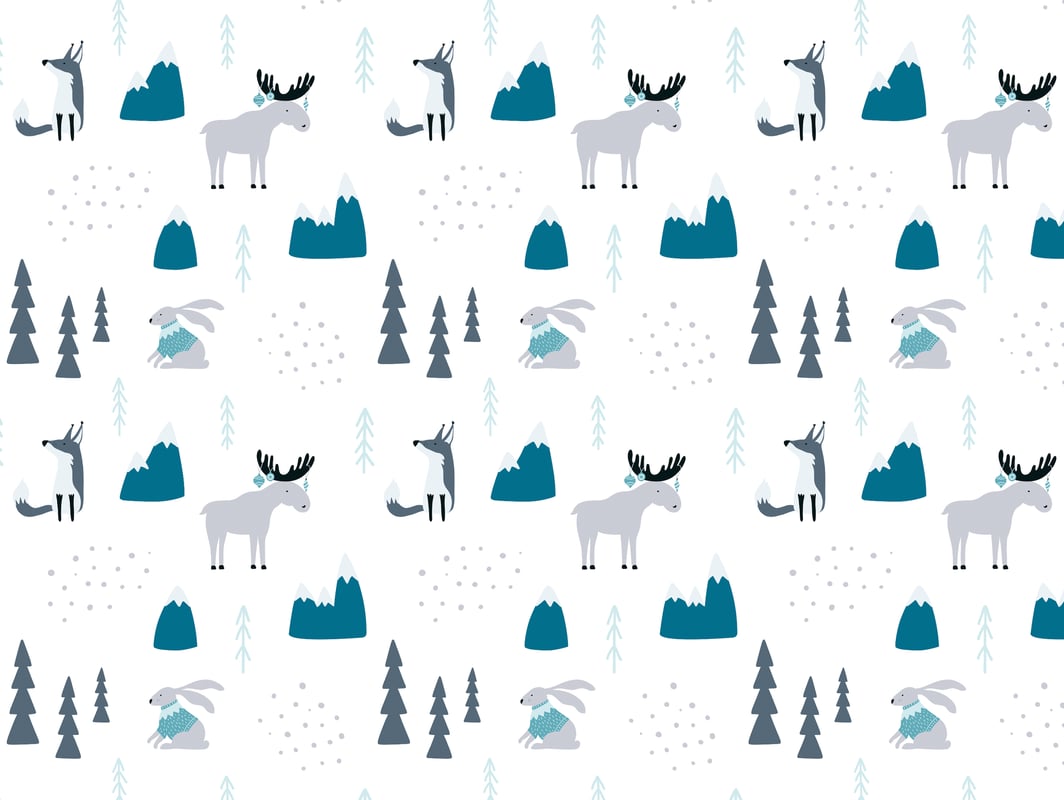 Dziecięcy dywan winylowy Forest 100x133 cm - Antypoślizgowy PVC, winylowy do pokoju dziecięcego, ognioodporny i zmywalny.