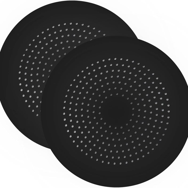 Łapacz włosów do odpływu prysznicowego, okrągła przyssawka, łatwa w montażu, 2 sztuki (czarna)