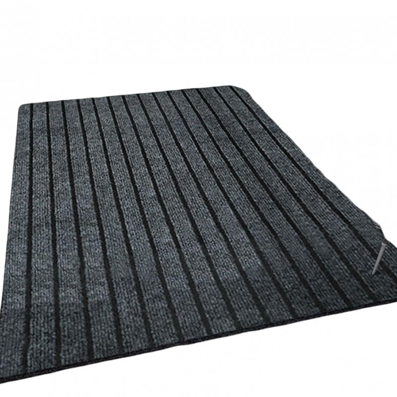 Wycieraczka zewnętrzna 40 x 120 cm, antypoślizgowa i chłonna, trwała i zmywalna, ciemnoszara, do drzwi i ogrodów