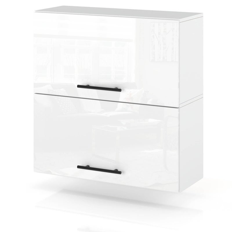 Szafka kuchenna wisząca klapowa modułowa 60cm spremium biały połysk