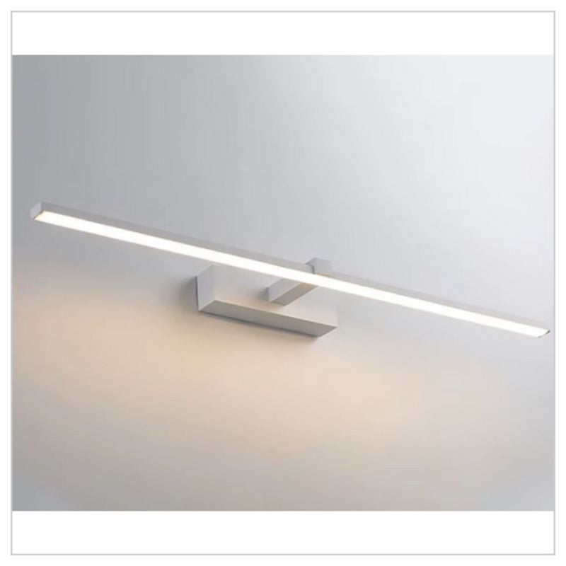 Kinkiet LED do oświetlania obrazów i luster, dioda LED 12 W, strumień świetlny 1200 lumenów, ciepła barwa światła, matowa biel. 60 cm