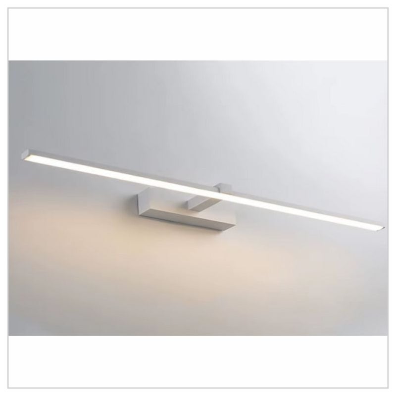 Kinkiet LED do oświetlania obrazów i luster, dioda LED 16 W, strumień świetlny 1600 lumenów, ciepła barwa światła, matowa biel. 80 cm