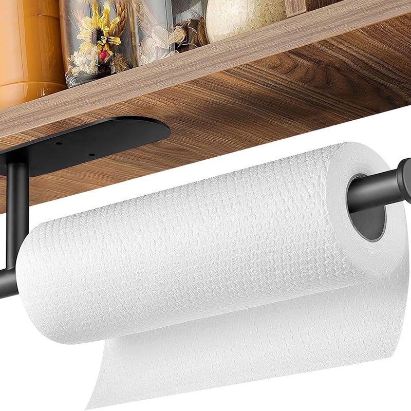 Uchwyt na ręczniki papierowe, bez wiercenia, ścienny uchwyt na ręczniki papierowe, samoprzylepny uchwyt na ręczniki papierowe, odpowiedni do kuchni i