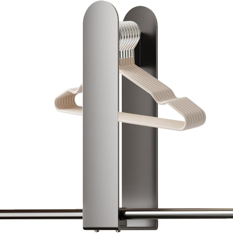 Organizer na wieszaki Wieszak na ręczniki Stojak do przechowywania wieszaków Organizer do szafy, wieszak ścienny i organizer do pralni