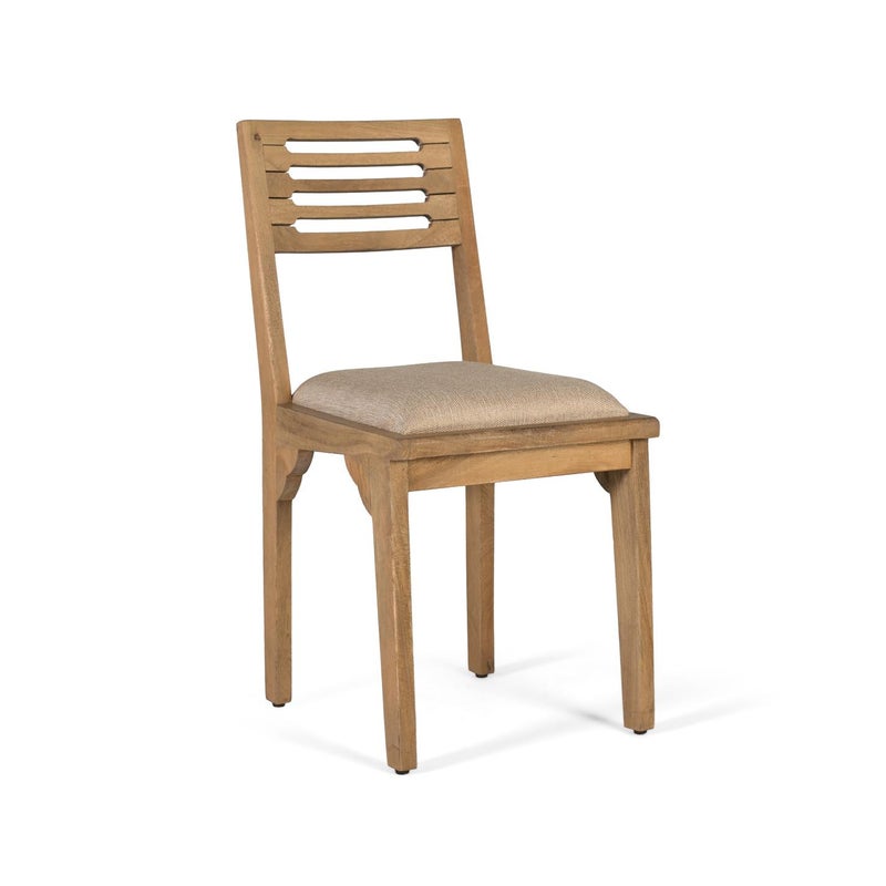 Krzesło z drewna mango 43 cm, styl nowoczesny, naturalny - 88x43x55 GYC