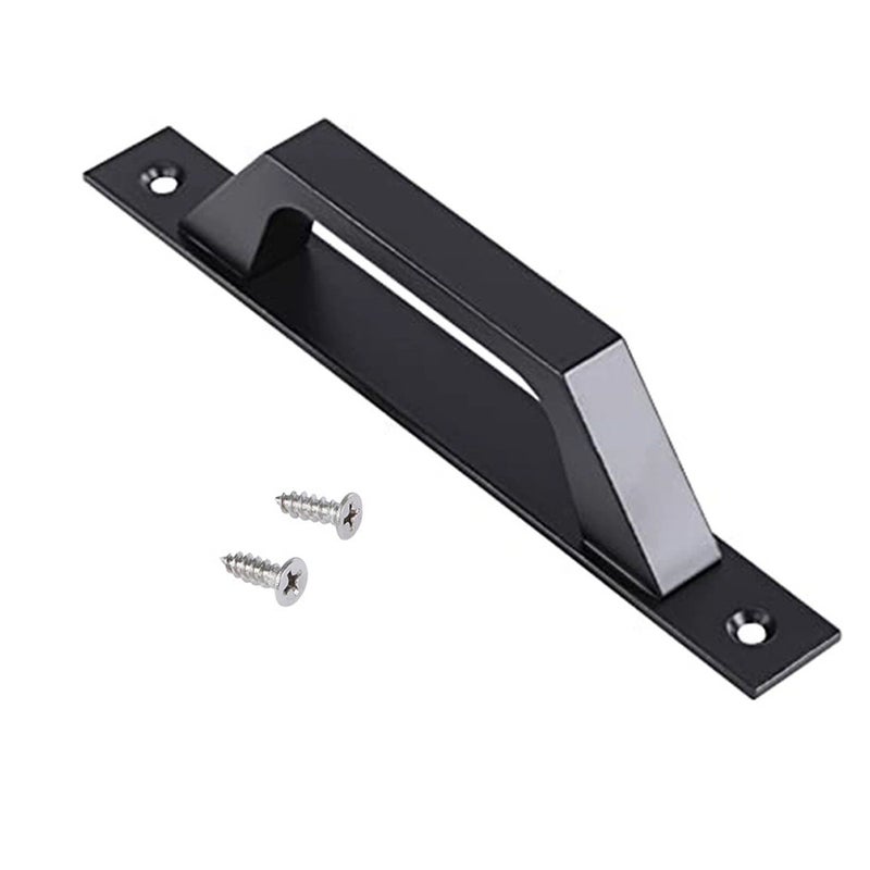 Prosta aluminiowa klamka do drzwi Klamka do drzwi przesuwnych i zawiasowych Funkcjonalna i wygodna prosta klamka Czarna