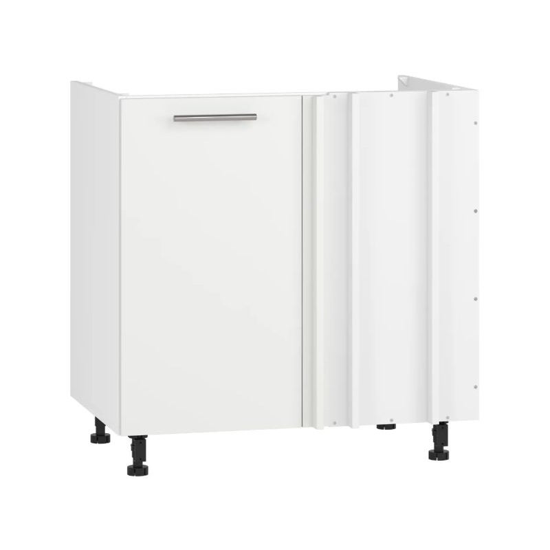 Szafka kuchenna narożna pod zlew 80 VENTO DKN-100/82 biały mat