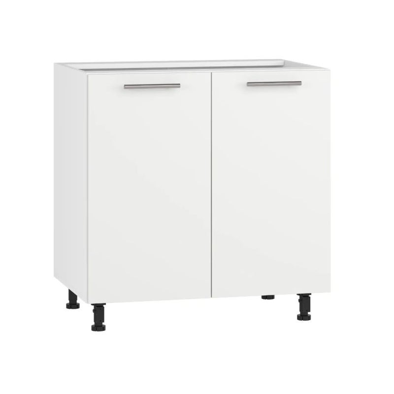 Szafka kuchenna stojąca 80 VENTO D-80/82 biały mat