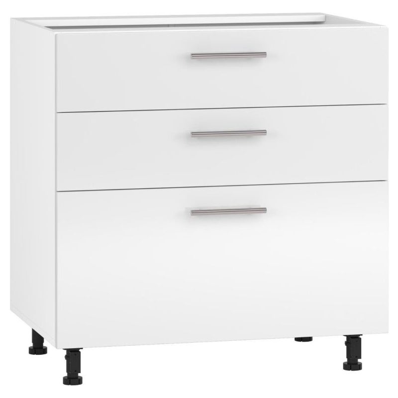 Szafka kuchenna stojąca 80 VENTO D3S-80/82 biała połysk