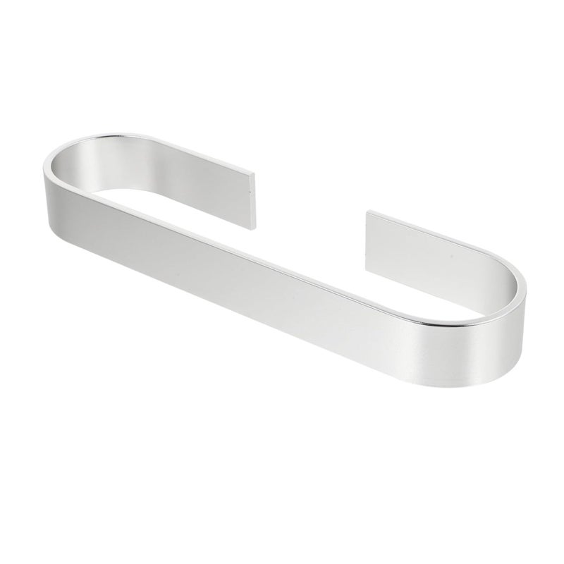 Wieszak na ręczniki aluminiowy Space, odpowiedni do łazienki i kuchni, oszczędzający miejsce, 25 cm (srebrny)