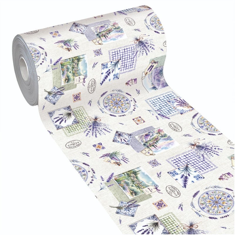 Dywanik Kuchenny 46x120 Cm Odporny Na Plamy Antypoślizgowy Dywan PVC Elastyczny Nadruk Cyfrowy Wzór A