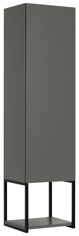 Słupek łazienkowy LOV 130 cm zielony półmat lakierowany metalowa rama