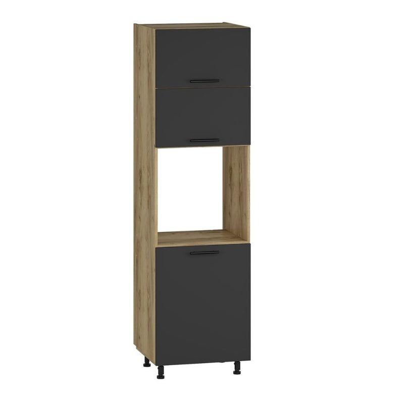 Szafka pod piekarnik 60 VENTO DP-60/214 antracyt