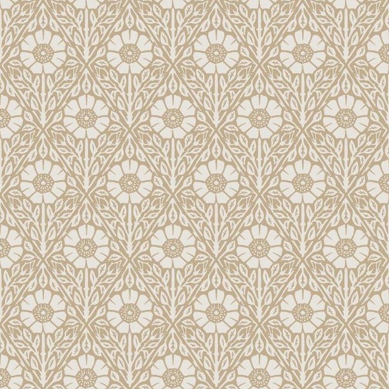 Tapeta zabytkowe kwiaty brązowym - 53 cm x 10.05 m - BORASTAPETER