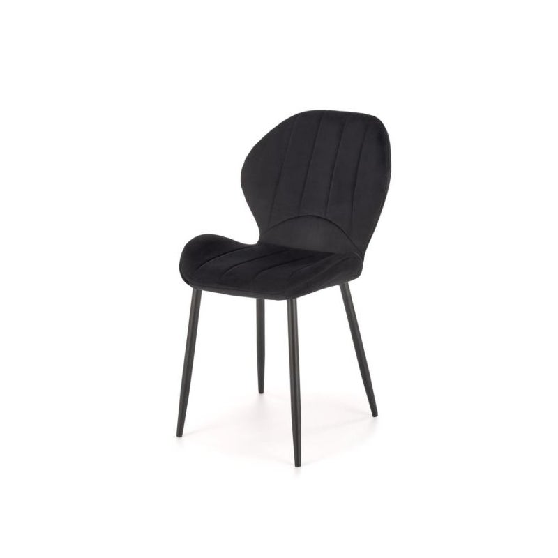 Krzesło tapicerowane K538 VELVET czarne