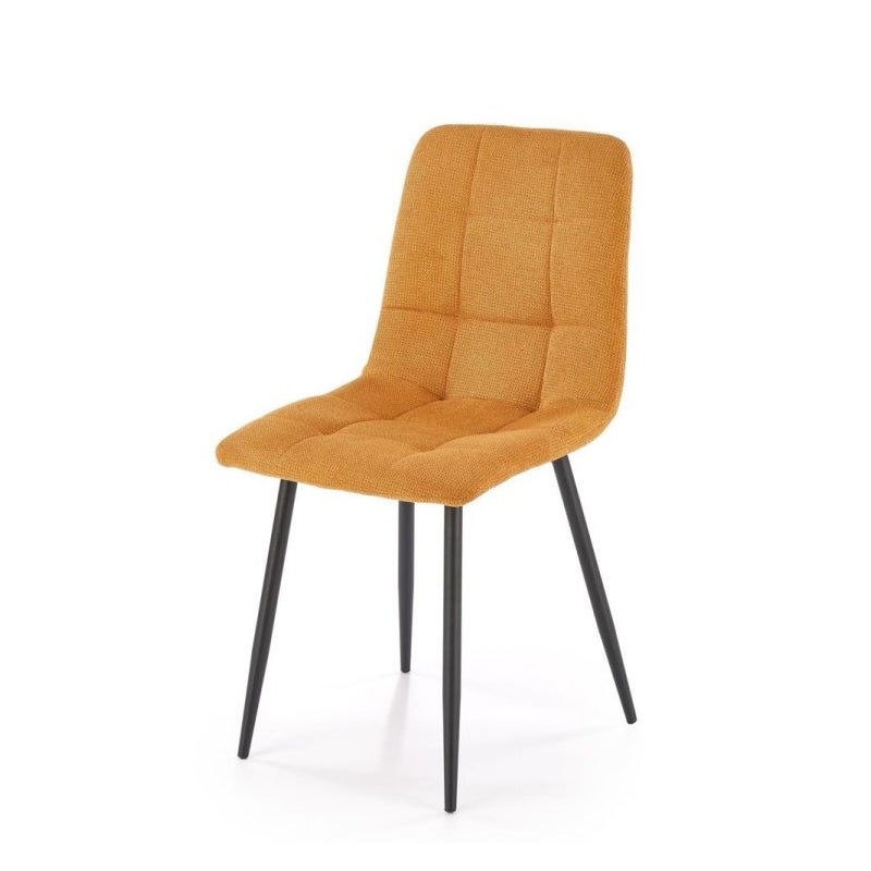 Krzesło tapicerowane K560 musztardowe