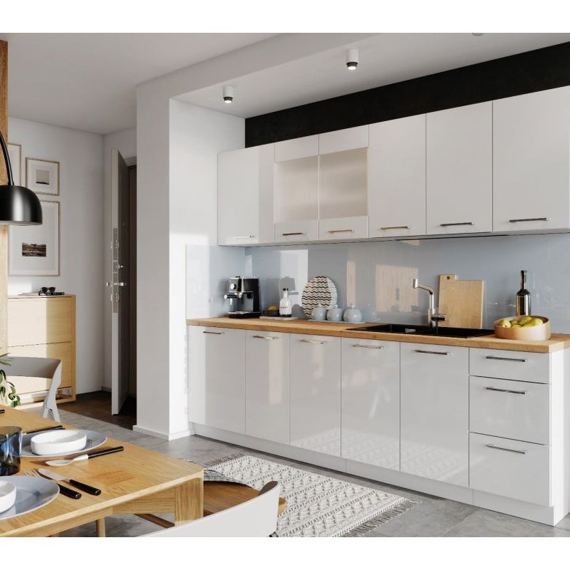 Szafka kuchenna stojąca 60 VITA D60S/1 P/L biała połysk