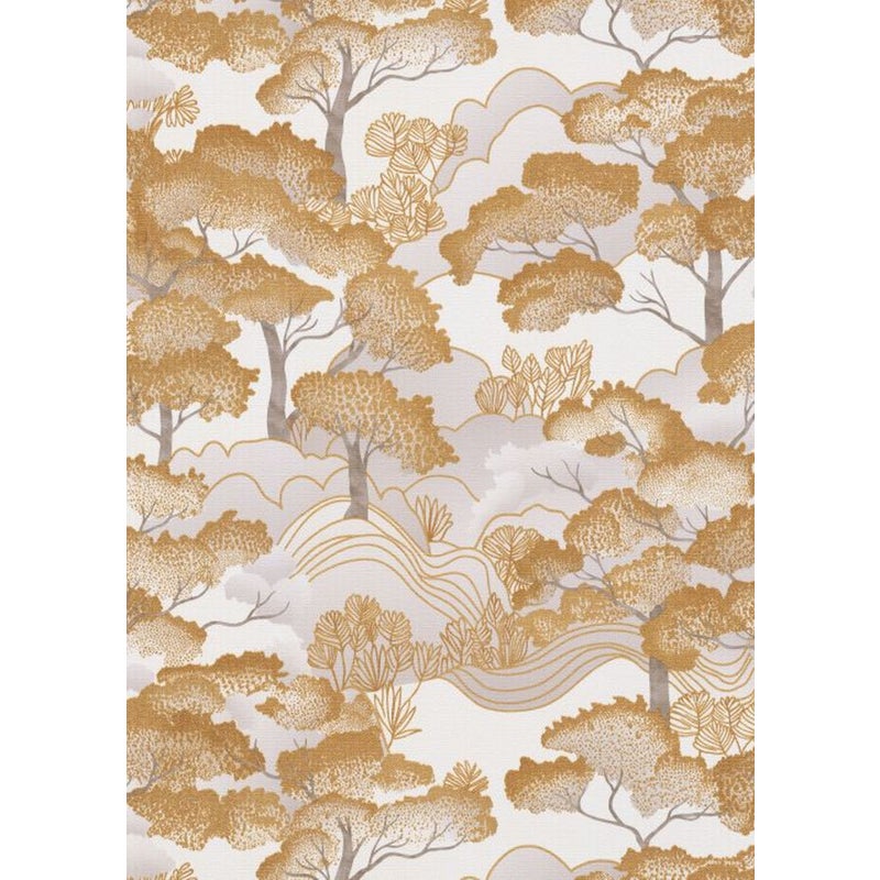 Tapeta drzewa złotym - 53 cm x 10.05 m - ERISMANN