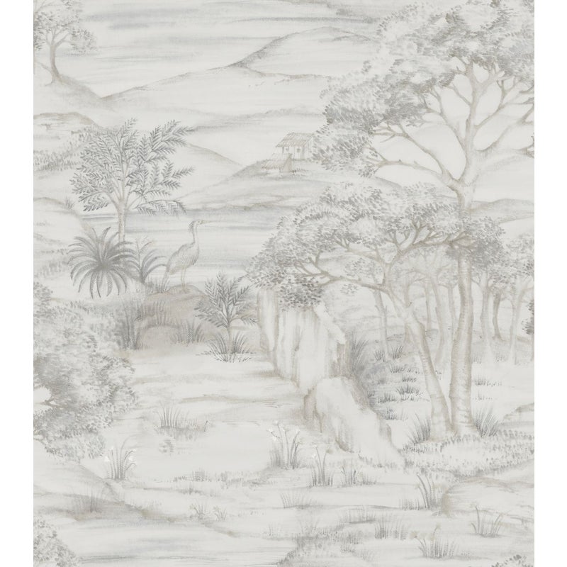 Tapeta krajobraz szarym - 53 cm x 10,05 m - SANDERS & SANDERS