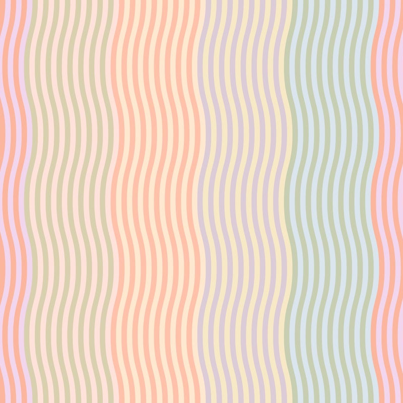 Fototapeta motyw zygzakowaty kolorów pastelowych - 300 x 279 cm - ESTAHOME