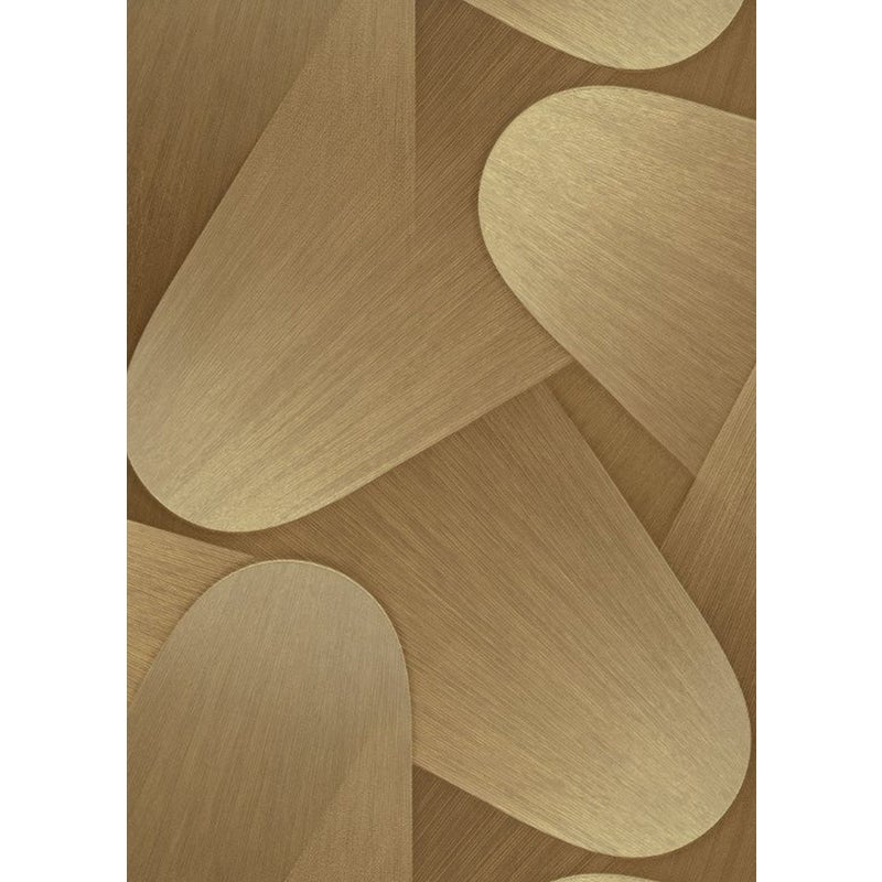 Tapeta motyw graficzny 3D ciepłego złota - 53 cm x 10.05 m - ERISMANN