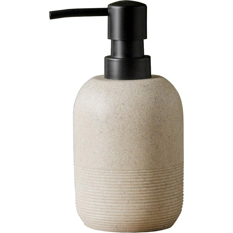 Dozownik mydła do blatu łazienkowego, dozownik mydła do zlewu kuchennego (300 ml, beżowy)