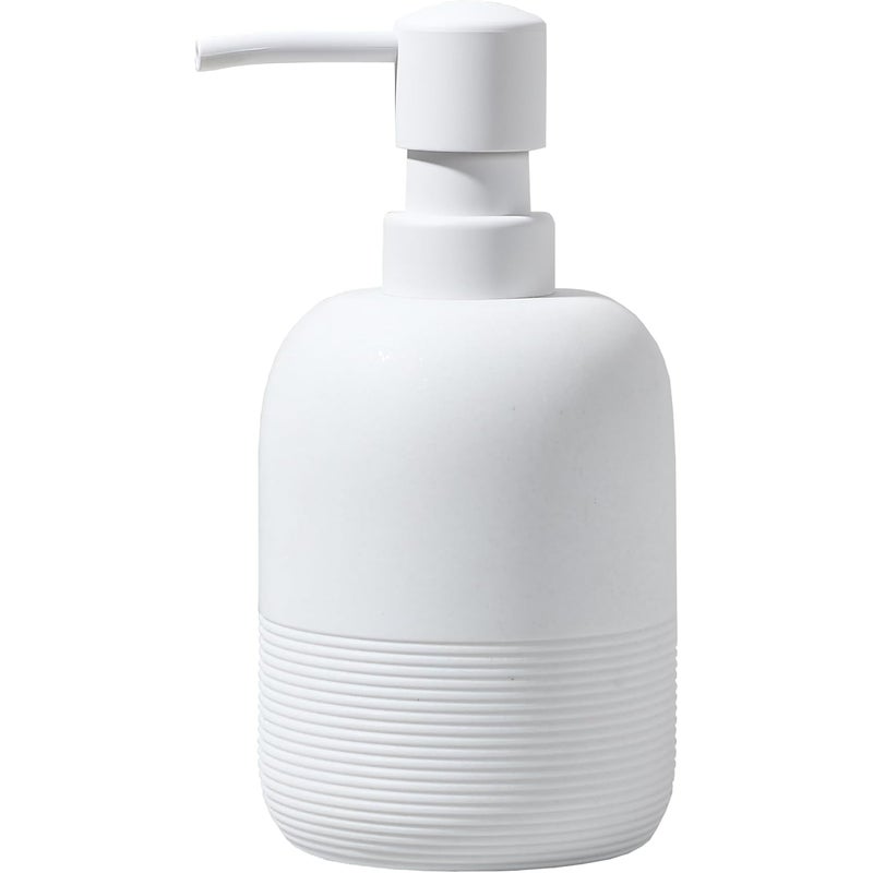 Dozownik mydła do blatu łazienkowego, dozownik mydła do zlewu kuchennego (300 ml, biały)