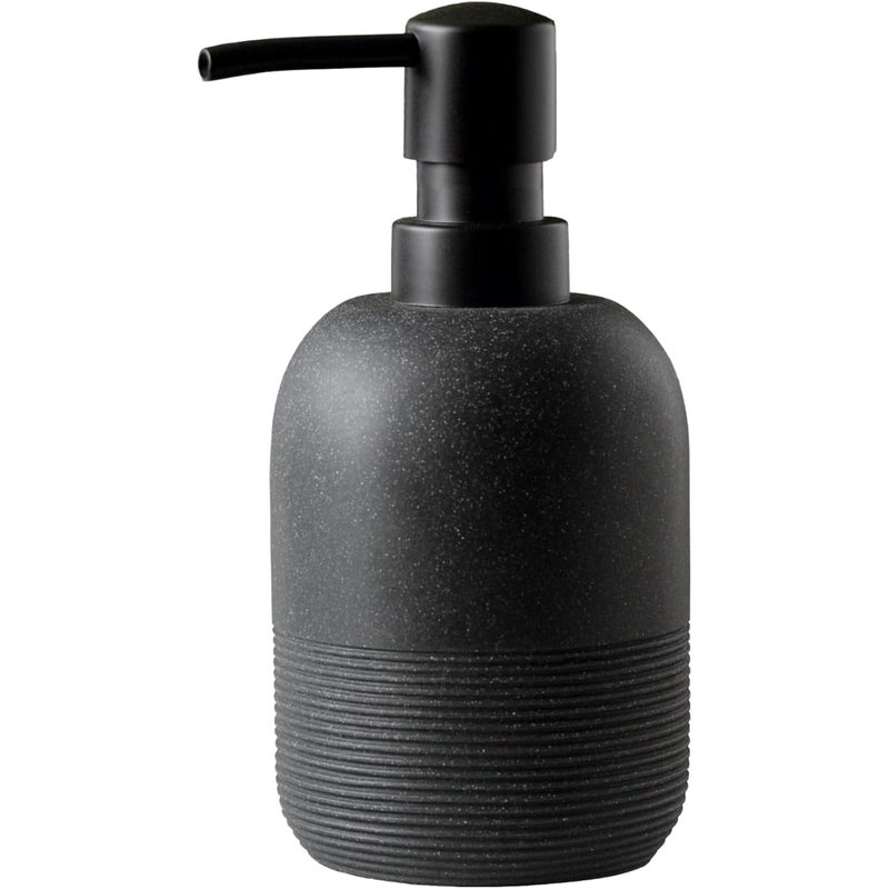 Dozownik mydła do blatu łazienkowego, dozownik mydła do zlewu kuchennego (300 ml, czarny)