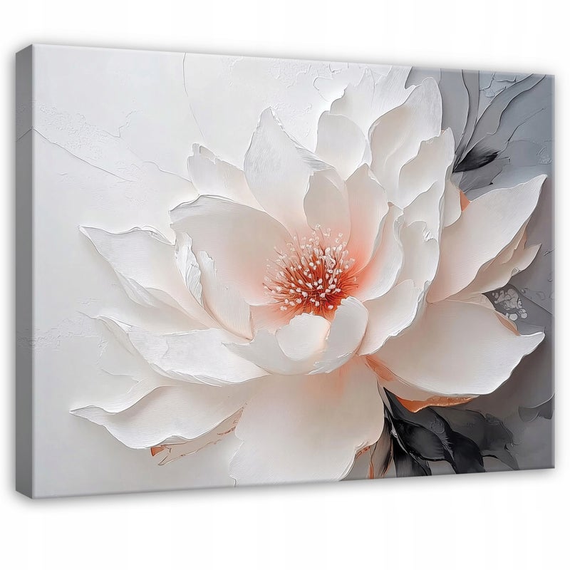 Obraz na płótnie ścianę Kwiat 3D Abstrakcja 60x40 cm Dekoracja Ścienna do Sypialni Salonu