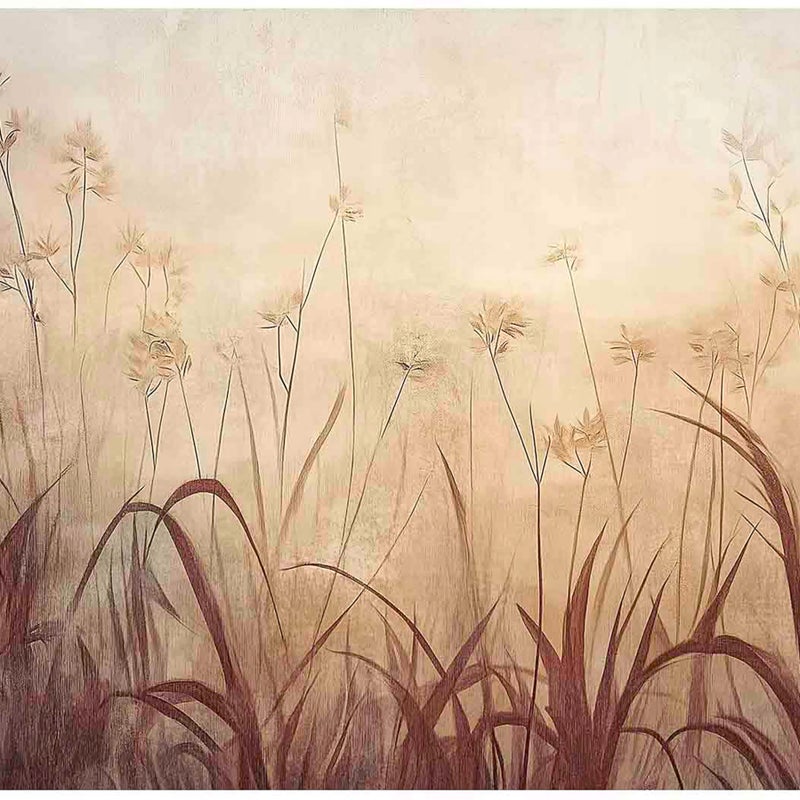 Fototapeta Trawa Natura Beton 250x175 cm Tapeta Do Sypialni Salonu Kuchni Na Flizelinie