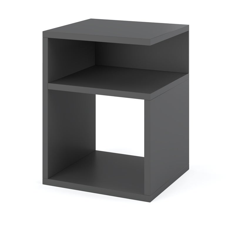 Szafka nocna dla dzieci mały stolik bez szuflady sypialnia loft szary mat