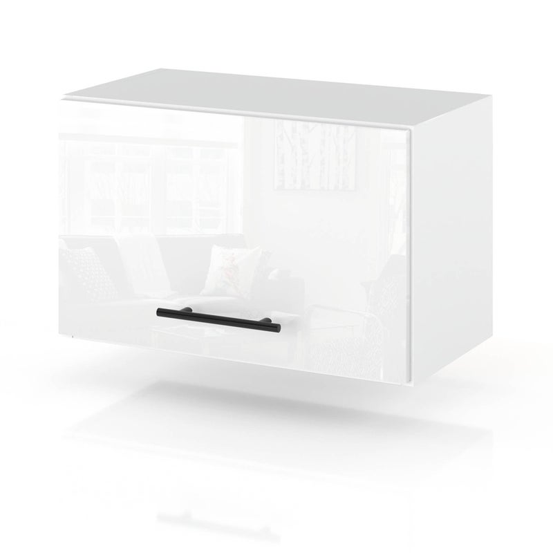 Szafka kuchenna wisząca okapowa modulowa 60cm spremium biały połysk