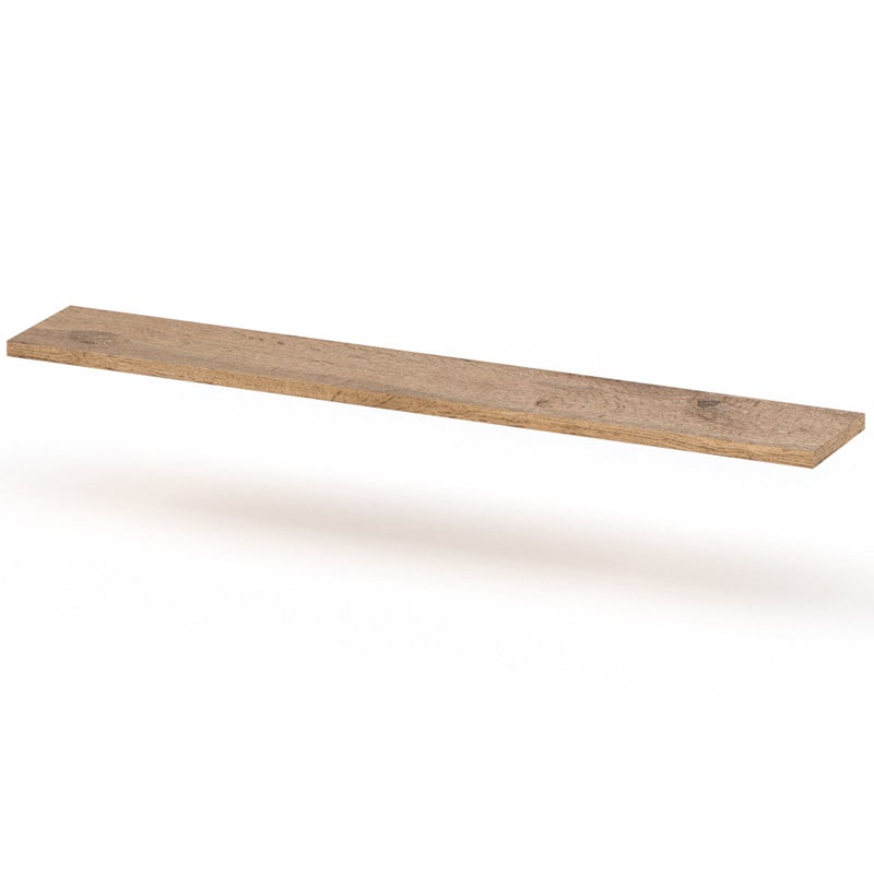 Półka wisząca ścienna na książki dla dzieci dąb wotan hugo 100cm sypialnia