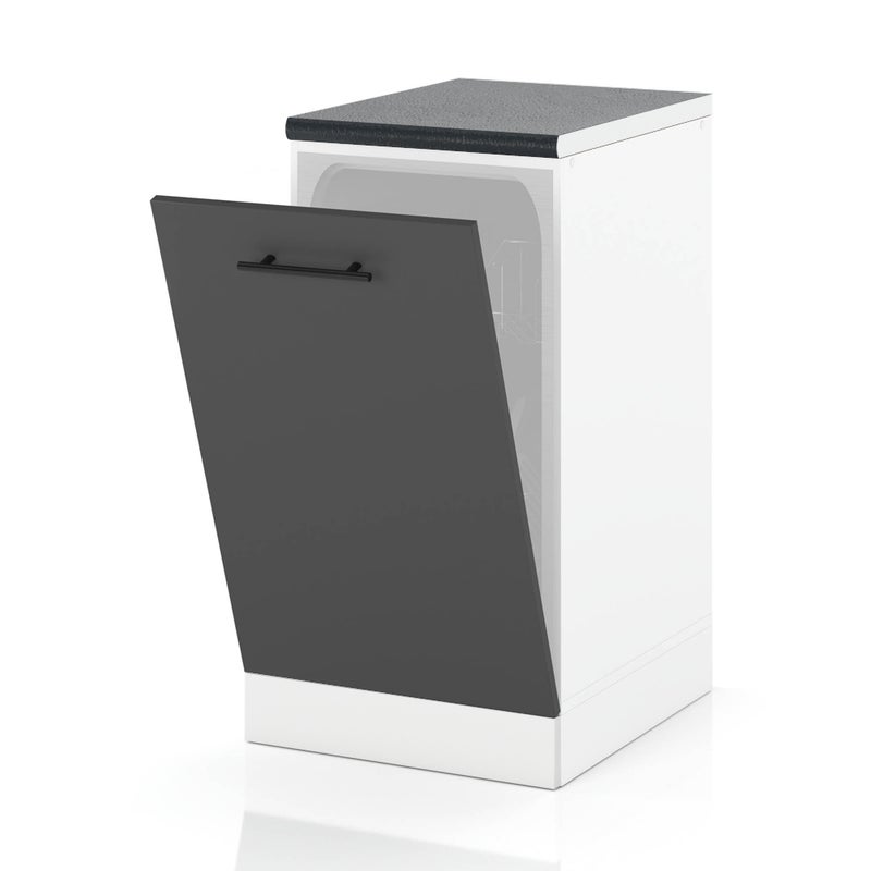 Front do zabudowy zmywarki 45cm szafka kuchenna spremium szary mat
