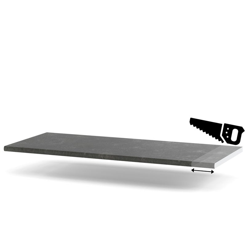 HURTOWNIA-MEBLI Blat kuchenny laminowany trwały blande metalic ciemny 90-100cm na wymiar