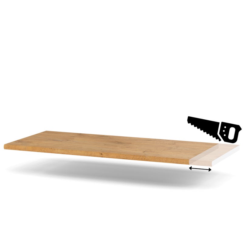 HURTOWNIA-MEBLI Blat kuchenny laminowany blande dąb lancelot drewniany 90-100cm na wymiar