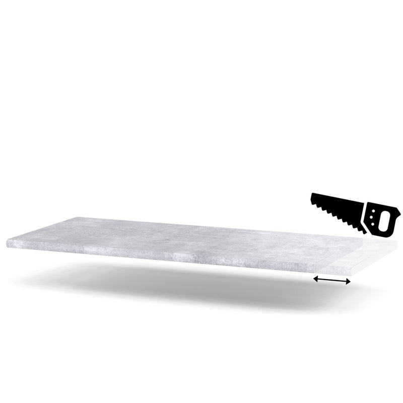 HURTOWNIA-MEBLI Blat kuchenny laminowany nowoczesny blande beton 90-100cm na wymiar kamień