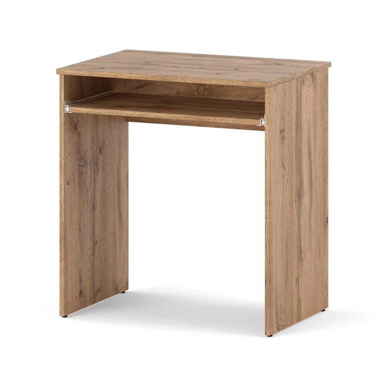 HURTOWNIA-MEBLI Biurko drewniane dąb wotan 68cm komputerowe szkolne dziecko nowoczesne