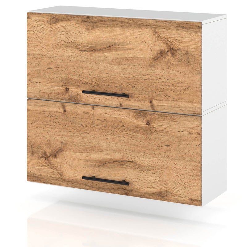 Szafka kuchenna wisząca klapowa modułowa drewniana 80cm spremium dąb wotan