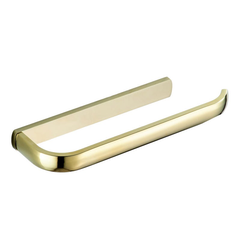 Wieszak na ręczniki montowany na ścianie, odpowiedni do łazienki, kuchni, biura itp., 290 x 88 x 26 mm (złoty)