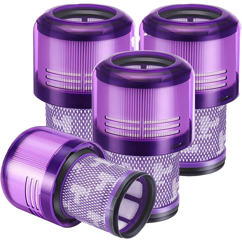 Filtry do odkurzacza Dyson V12, Filtry do odkurzacza Dyson, Akcesoria do odkurzacza Dyson V12 Detect Slim, V12 Slim, Opakowanie 4 szt.