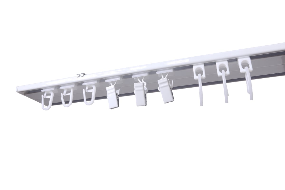 Karnisz szyna sufitowa aluminiowa podwójna SMALL PLUS 580 cm